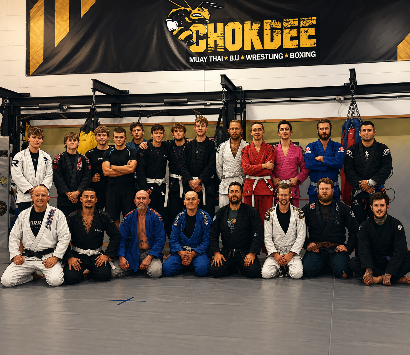 Muay Thai training at Chokdee Academy